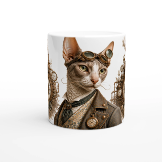 Mug Cornish Rex – Univers Animaux Steampunk