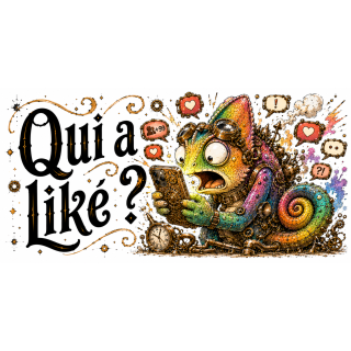 Mug Qui A Liké ? – Caméléon Steampunk Humoristique | VISUAI