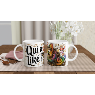 Mug Qui A Liké ? – Caméléon Steampunk Humoristique | VISUAI