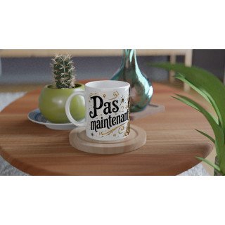 Mug Pas Maintenant – Grenouille Steampunk Humoristique | VISUAI