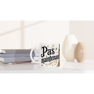 Mug Pas Maintenant – Grenouille Steampunk Humoristique | VISUAI