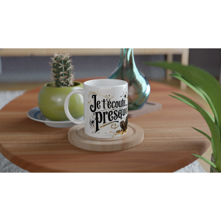 Mug Je T’écoute… Presque – Panda Roux Steampunk | VISUAI