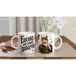 Mug Encore Une Photo Naturelle – Lama Steampunk Humoristique | VISUAI