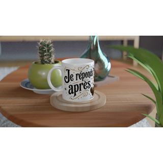 Mug Je Réponds Après – Écureuil Steampunk Humoristique | VISUAI