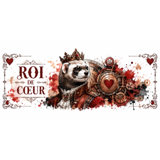 Mug Roi de Cœur – Furet Steampunk | VISUAI