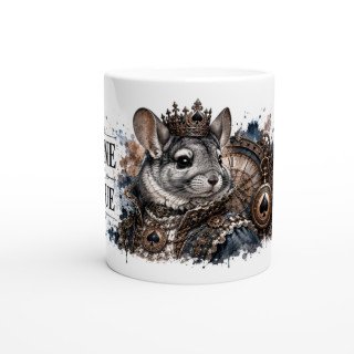 Mug Reine de Pique – Chinchilla Steampunk | VISUAI