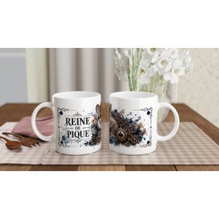 Mug Reine de Pique – Chinchilla Steampunk | VISUAI