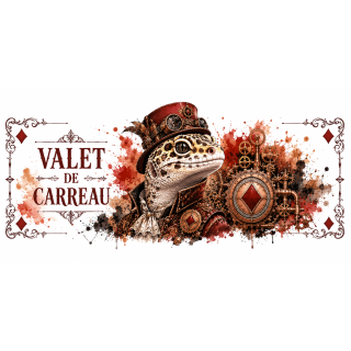 Mug Valet de Carreau – Gecko Steampunk | VISUAI