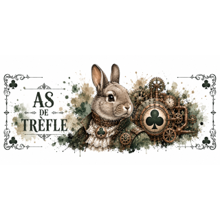 Mug As de Trèfle – Lapin Steampunk | VISUAI