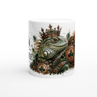 Mug Roi de Trèfle – Iguane Steampunk | VISUAI