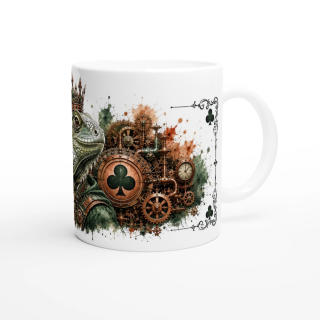 Mug Roi de Trèfle – Iguane Steampunk | VISUAI