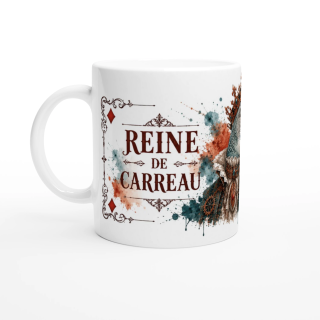 Mug Reine de Carreau – Perruche Steampunk | VISUAI