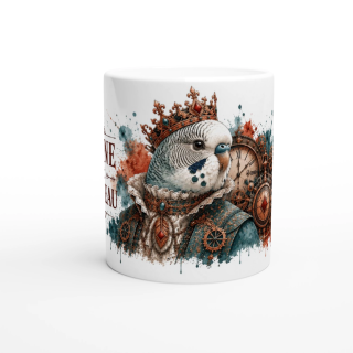 Mug Reine de Carreau – Perruche Steampunk | VISUAI