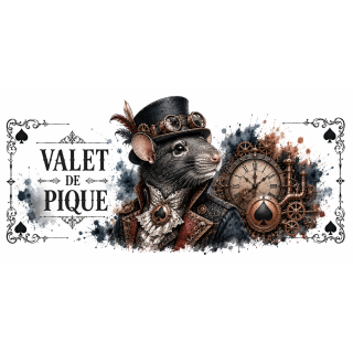 Mug Valet de Pique – Rat Steampunk | VISUAI