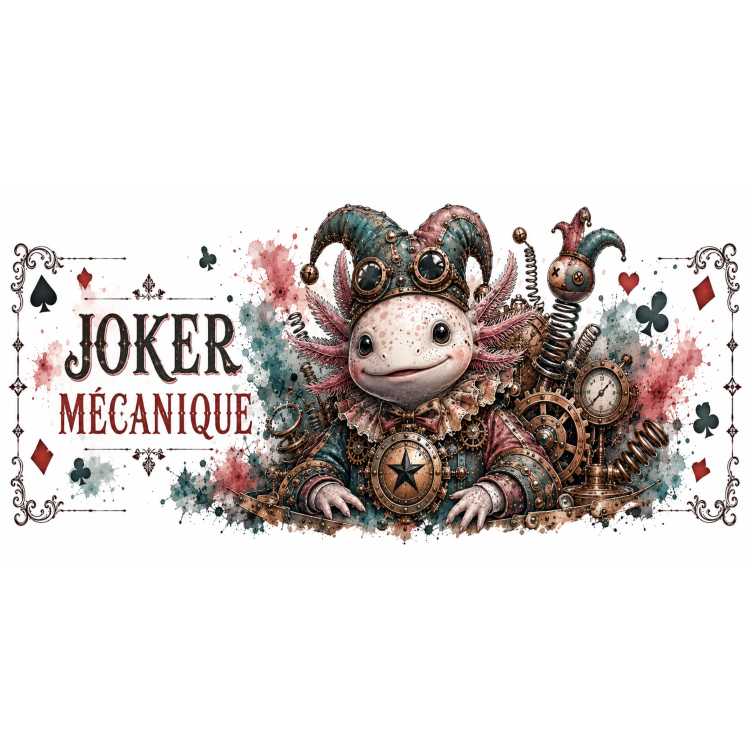 Mug Joker Mécanique – Axolotl Steampunk | VISUAI