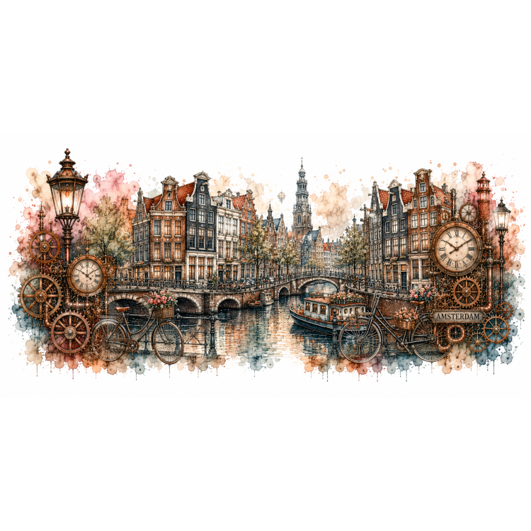 Mug Amsterdam Éternelle | Amsterdam Steampunk | VISUAI