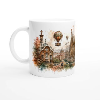 Mug Barcelone Éternelle – Capitales Steampunk
