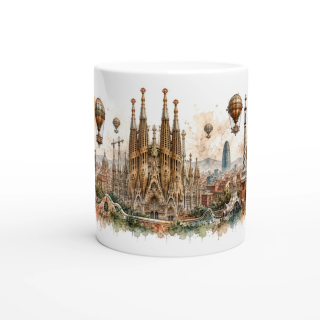 Mug Barcelone Éternelle – Capitales Steampunk
