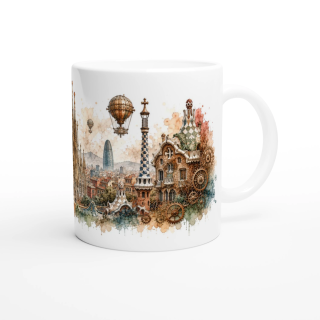 Mug Barcelone Éternelle – Capitales Steampunk