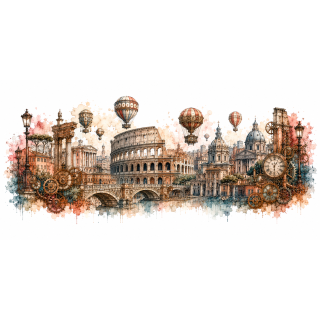 Mug Rome Éternelle – Capitales Steampunk | VISUAI