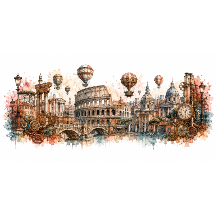 Mug Rome Éternelle – Capitales Steampunk | VISUAI