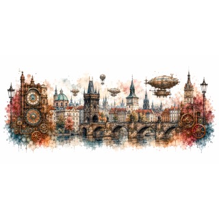 Mug Prague Éternelle – Capitales Steampunk | VISUAI