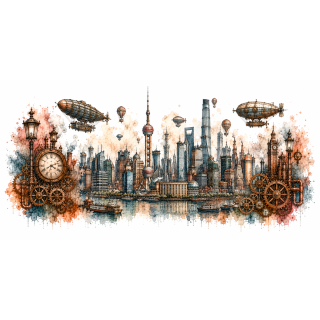 Mug Shanghai Éternelle – Capitales Steampunk | VISUAI