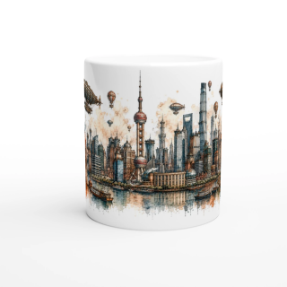 Mug Shanghai Éternelle – Capitales Steampunk | VISUAI