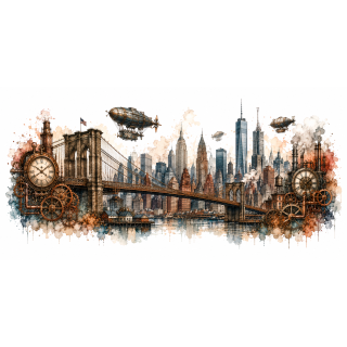 Mug New York Éternelle – Capitales Steampunk | VISUAI