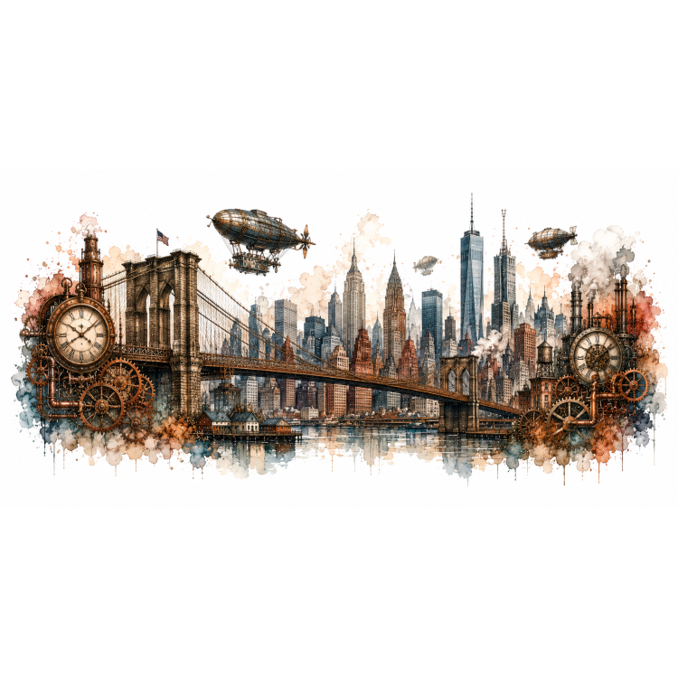 Mug New York Éternelle – Capitales Steampunk | VISUAI