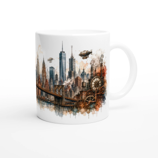 Mug New York Éternelle – Capitales Steampunk | VISUAI