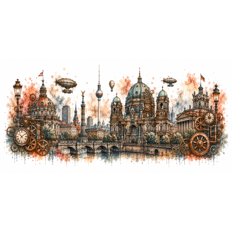 Mug Berlin Éternelle – Capitales Steampunk | VISUAI