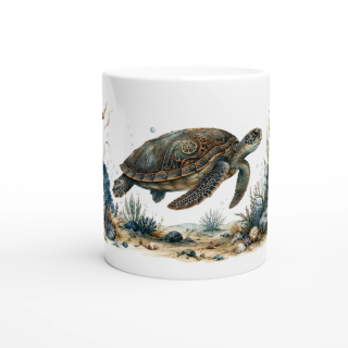 Mug Tortue des Abysses  | Mug Panoramique VISUAI