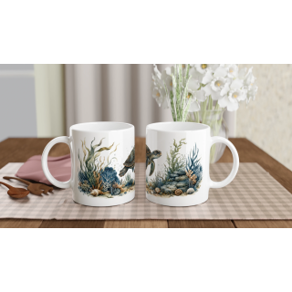 Mug Tortue des Abysses  | Mug Panoramique VISUAI
