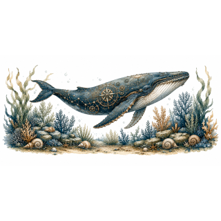 Mug Baleine des Abysses | Collection Trésors des Abysses VISUAI