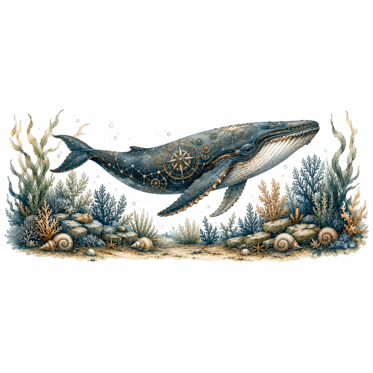 Mug Baleine des Abysses | Collection Trésors des Abysses VISUAI
