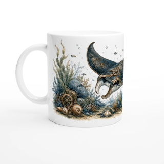 Mug Raie Manta des Abysses | Collection Trésors des Abysses VISUAI