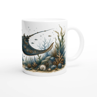 Mug Raie Manta des Abysses | Collection Trésors des Abysses VISUAI