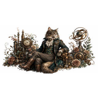 Mug Chat Aristocrate – Animaux Steampunk