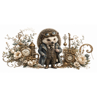 Mug Hérisson – Animaux Steampunk