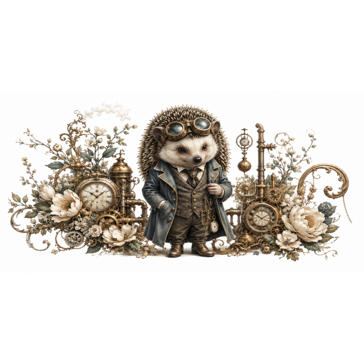 Mug Hérisson – Animaux Steampunk