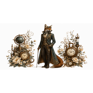 Mug Renard – Animaux Steampunk