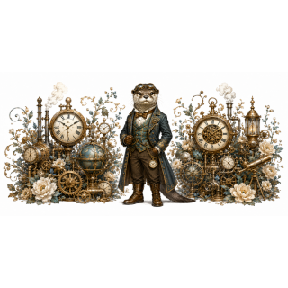 Mug Loutre – Animaux Steampunk