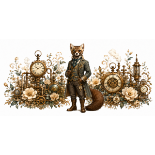 Mug Martre – Animaux Steampunk