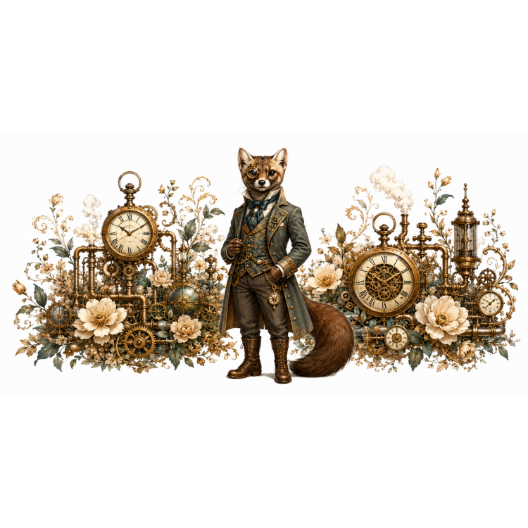 Mug Martre – Animaux Steampunk