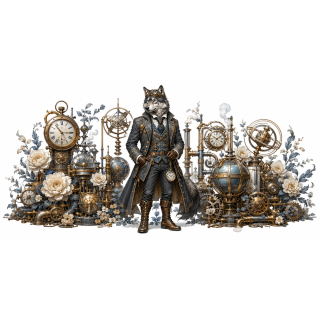 Mug Loup – Animaux Steampunk