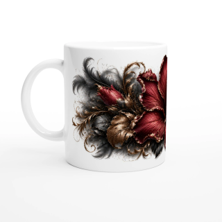 Hibiscus Pourpre Royal | Collection Éclats de Paradis Noir | VISUAI