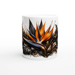 Oiseau de Paradis Obsidienne | Collection Éclats de Paradis Noir | VISUAI