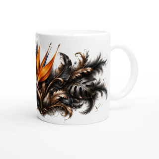 Oiseau de Paradis Obsidienne | Collection Éclats de Paradis Noir | VISUAI