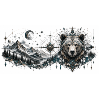 Ours des Montagnes Sacrées – Collection Gardiens de l'Âme Sauvage